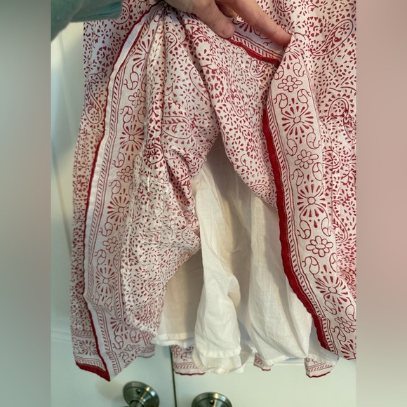 Cleobella Jaya Mini Dress Boho Paisley Preppy Peasant Dress Size Small - Picture 4 of 11